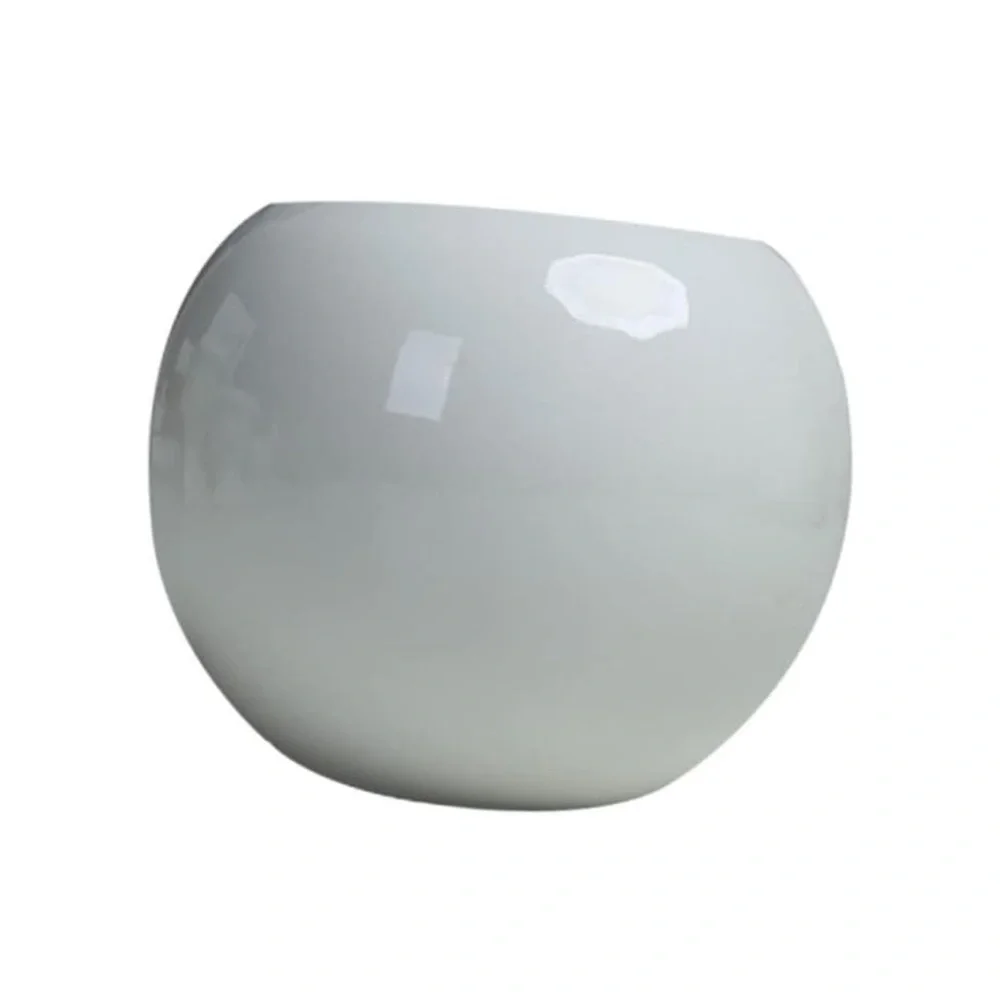 Elegant White Glass Vase new